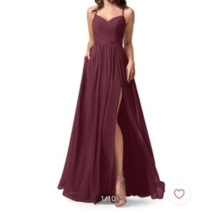 NWT Bridesmaid dress Azazie cabernet like size XL